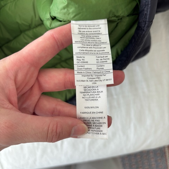 NWOT Cotopaxi Fuego Down Hooded Jacket - Picture 6 of 9